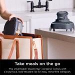 Ninja Crispi® 4-in-1 Portable Glass Air Fryer Cooking System - Grey Ninja Crispi® 4-in-1 Portable Glass Air Fryer Cooking System - Grey