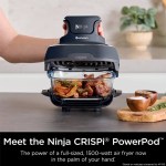 Ninja Crispi® 4-in-1 Portable Glass Air Fryer Cooking System - Grey Ninja Crispi® 4-in-1 Portable Glass Air Fryer Cooking System - Grey