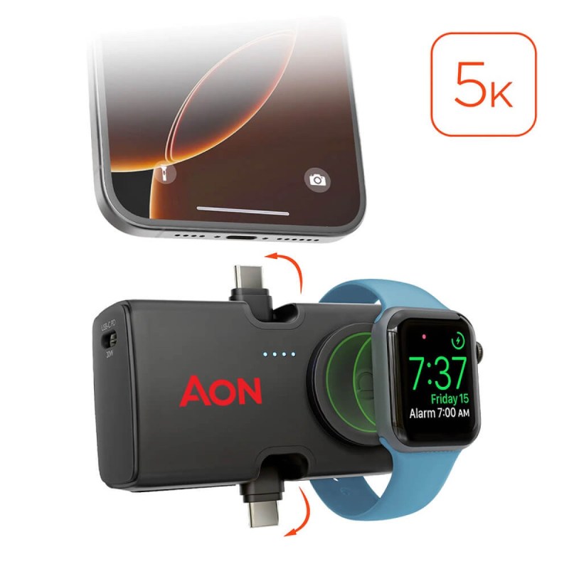 HyperGear Power Pack Nano Ultra-Mini Power Bank with Built-In Apple Watch Charger 1 HyperGear Power Pack Nano Ultra-Mini Power Bank with Built-In Apple Watch Charger 1