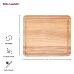 KitchenAid Classic Wood Cutting Board, 8×10-Inch, Natural 6 KitchenAid Classic Wood Cutting Board, 8×10-Inch, Natural 6