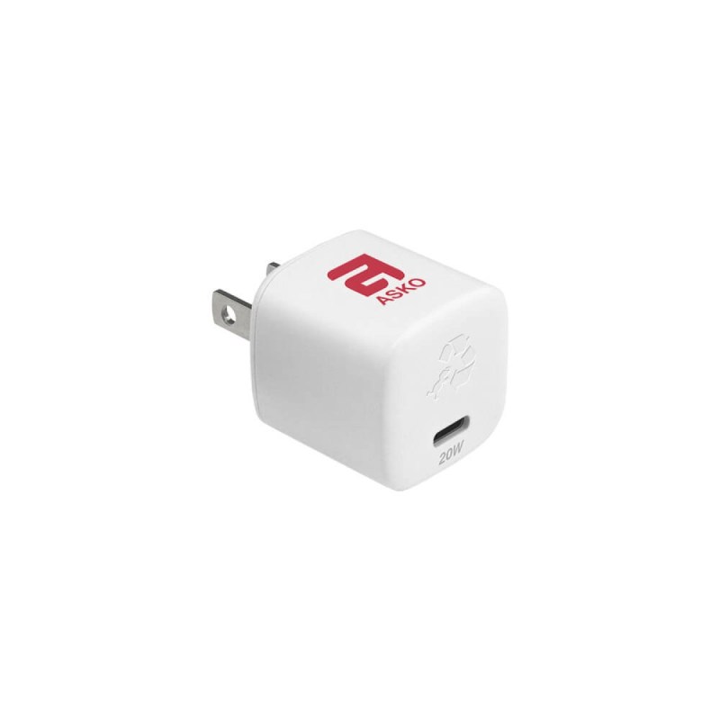 Nimble Wally Subnano 20W USB-C Wall Charger - White 1 Nimble Wally Subnano 20W USB-C Wall Charger - White 1
