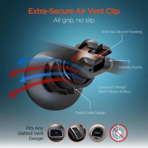 HyperGear Mag Grip Magnetic Phone Mount with MagSafe Vent 1 HyperGear Mag Grip Magnetic Phone Mount with MagSafe Vent 1