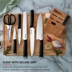 KitchenAid Classic 7-Piece Self-Sharpening Knife Block Set - Black KitchenAid Classic 7-Piece Self-Sharpening Knife Block Set - Black
