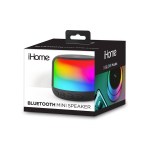 iHome Rechargeable Color Changing Mini Bluetooth Speaker - Black iHome Rechargeable Color Changing Mini Bluetooth Speaker - Black