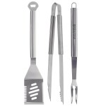 MR. BAR-B-Q 3 Piece Stainless Steel Tool Set 1 MR. BAR-B-Q 3 Piece Stainless Steel Tool Set 1