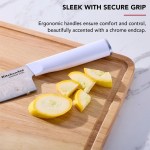 KitchenAid Slim Two-Tone Knife Block Set - White KitchenAid Slim Two-Tone Knife Block Set - White