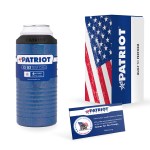 Patriot Slim Can 12oz - Sparkly Blue Patriot Slim Can 12oz - Sparkly Blue