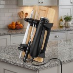 Cuisinart Electric Knife Set with Cutting Board - Walnut Cuisinart Electric Knife Set with Cutting Board - Walnut