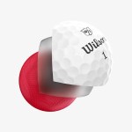 Wilson Triad Golf Ball Sleeve - White Wilson Triad Golf Ball Sleeve - White