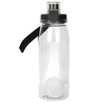 Locking Lid 32oz Bottle with Floating Infuser - clear Locking Lid 32oz Bottle with Floating Infuser - clear