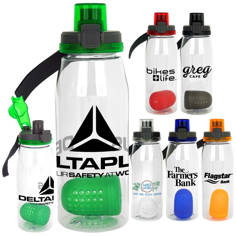 Locking Lid 32oz Bottle with Floating Infuser 1 Locking Lid 32oz Bottle with Floating Infuser 1
