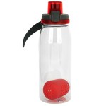 Locking Lid 32oz Bottle with Floating Infuser - red Locking Lid 32oz Bottle with Floating Infuser - red