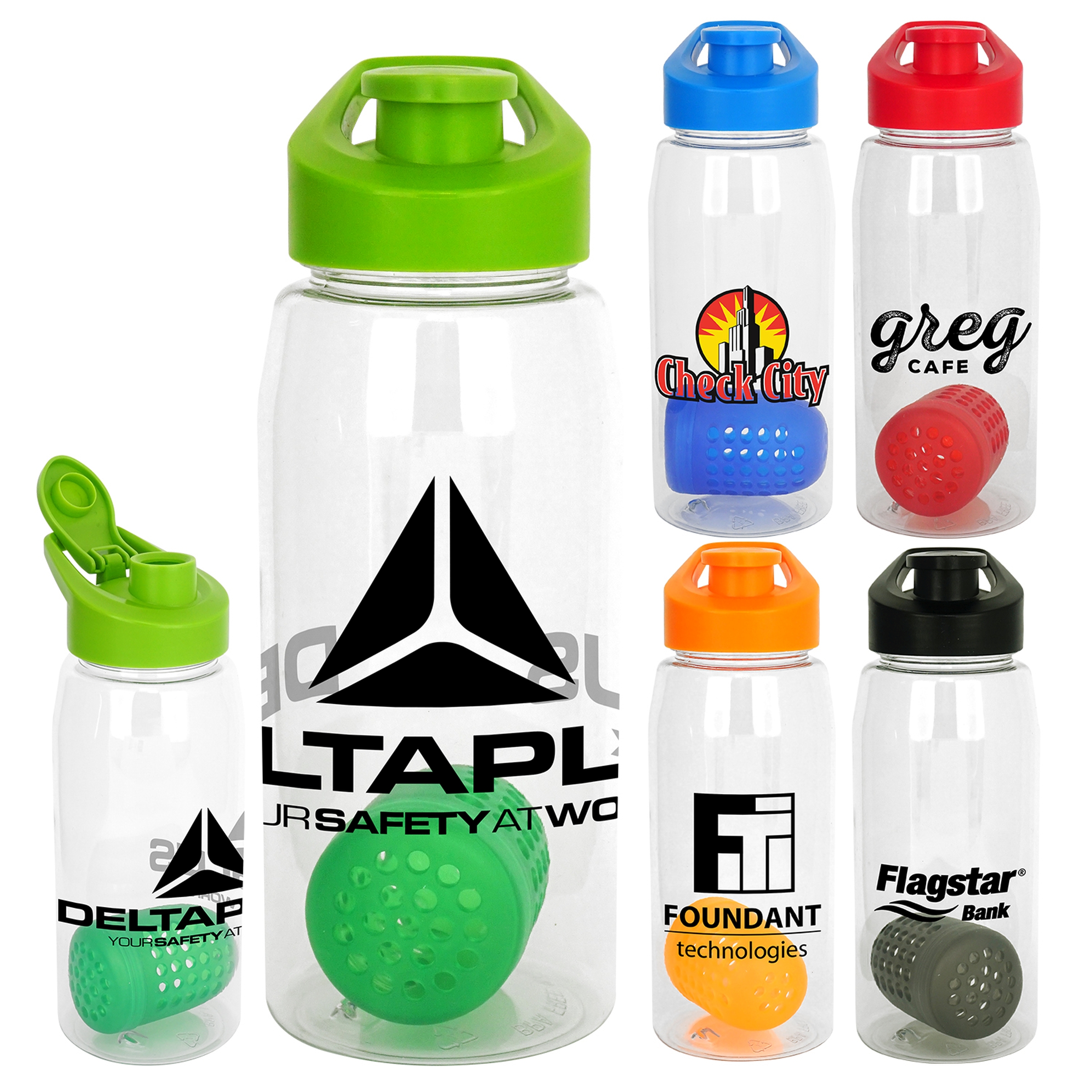 Easy Pour 25 oz. Recycled Bottle with Floating Infuser 1