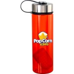 Metal Lid 24 oz. Colorful Bottle with Floating Infuser - red Metal Lid 24 oz. Colorful Bottle with Floating Infuser - red