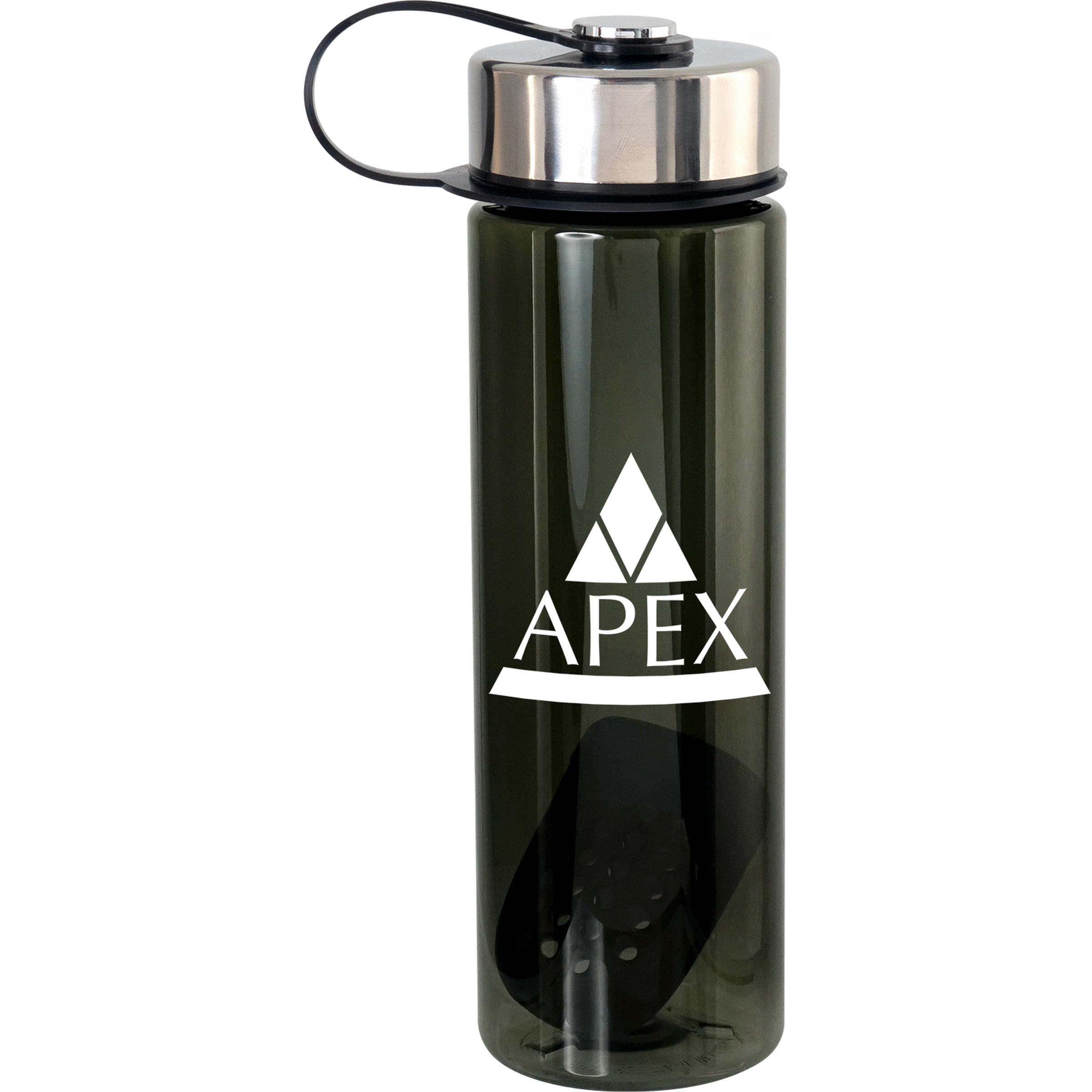 Metal Lid 24 oz. Colorful Bottle with Floating Infuser 1