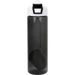 Two Tone Pop Up 24 oz. Colorful Bottle with Floating Infuser - black Two Tone Pop Up 24 oz. Colorful Bottle with Floating Infuser - black
