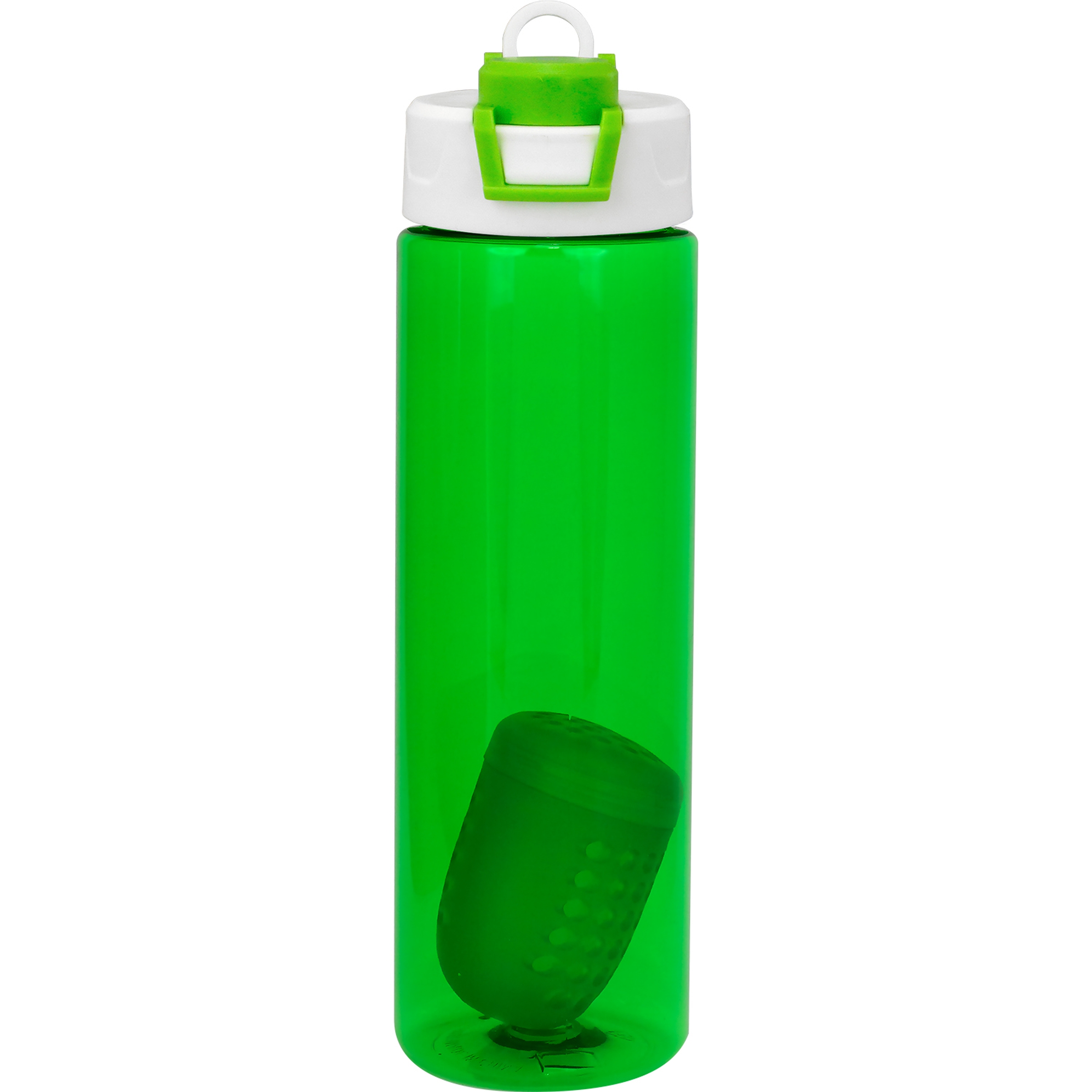 Two Tone Pop Up 24 oz. Colorful Bottle with Floating Infuser 1