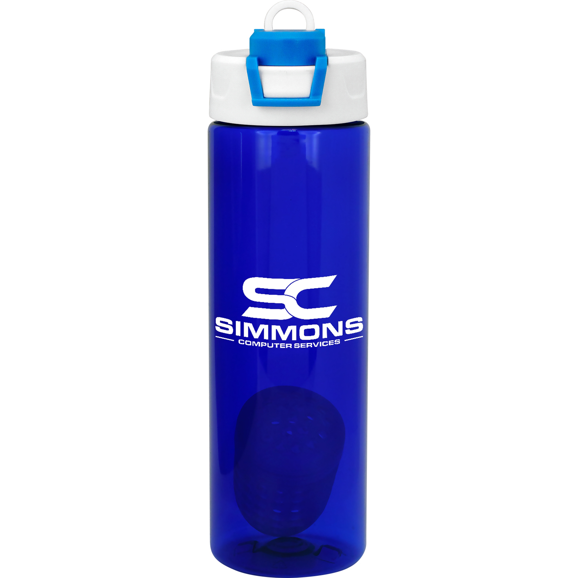 Two Tone Pop Up 24 oz. Colorful Bottle with Floating Infuser 1