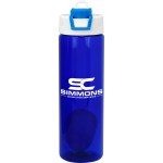Two Tone Pop Up 24 oz. Colorful Bottle with Floating Infuser - blue Two Tone Pop Up 24 oz. Colorful Bottle with Floating Infuser - blue