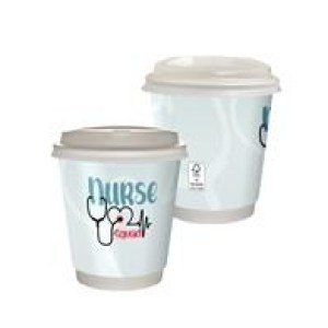10 oz. Full Color Healthcare Insulated Paper Cup With Lid 1 10 oz. Full Color Healthcare Insulated Paper Cup With Lid 1