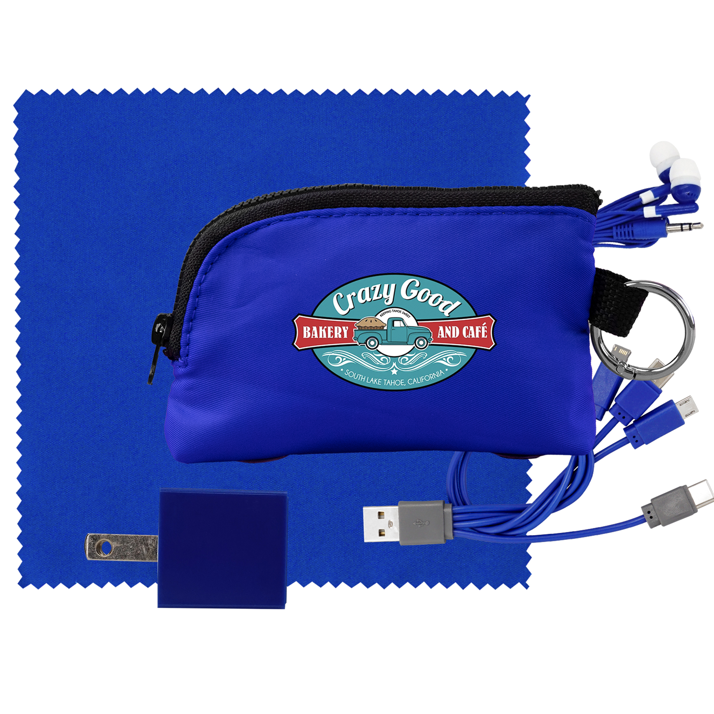 Zip Around Cable, Cloth, Wall & Ear Bud Kit 1