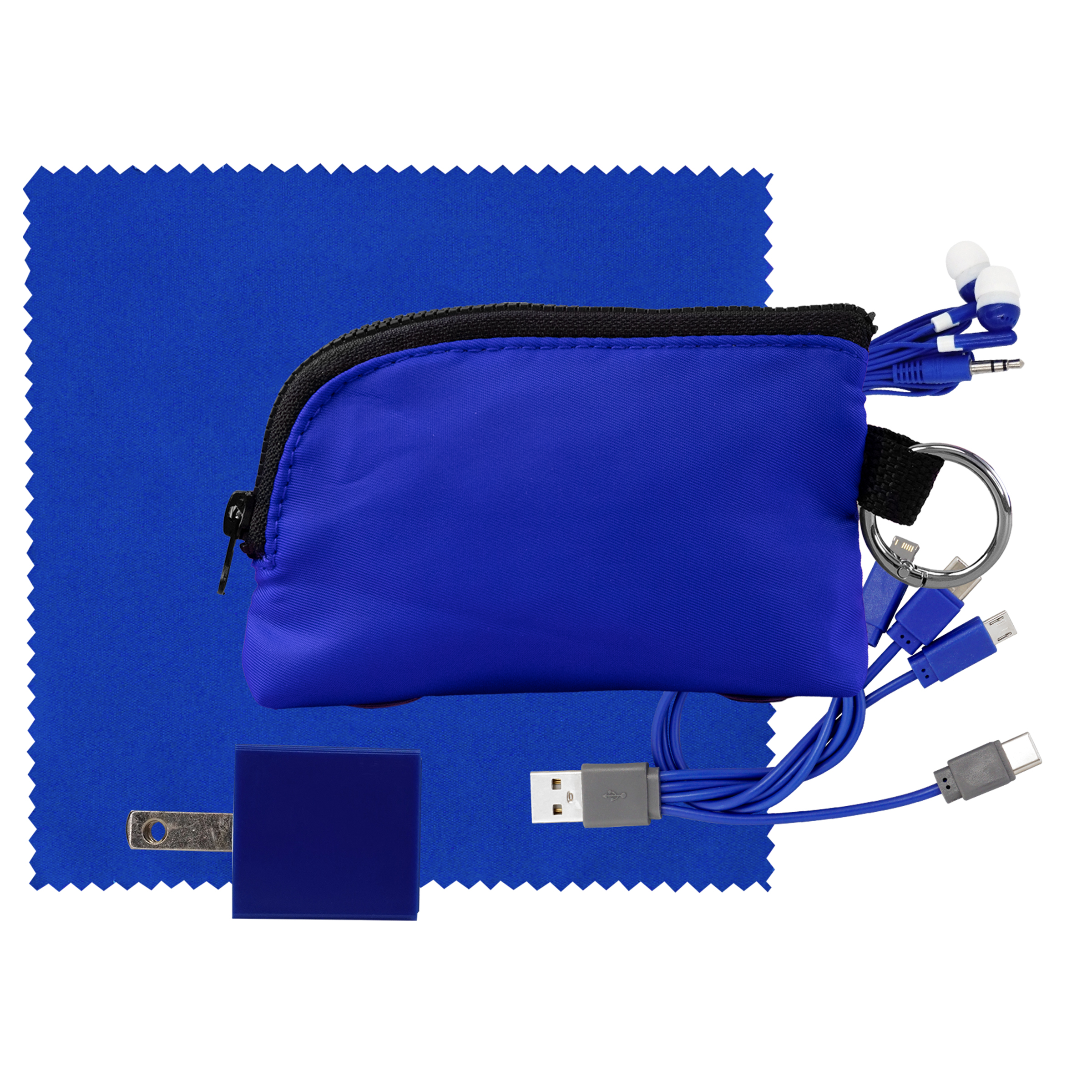 Zip Around Cable, Cloth, Wall & Ear Bud Kit 1