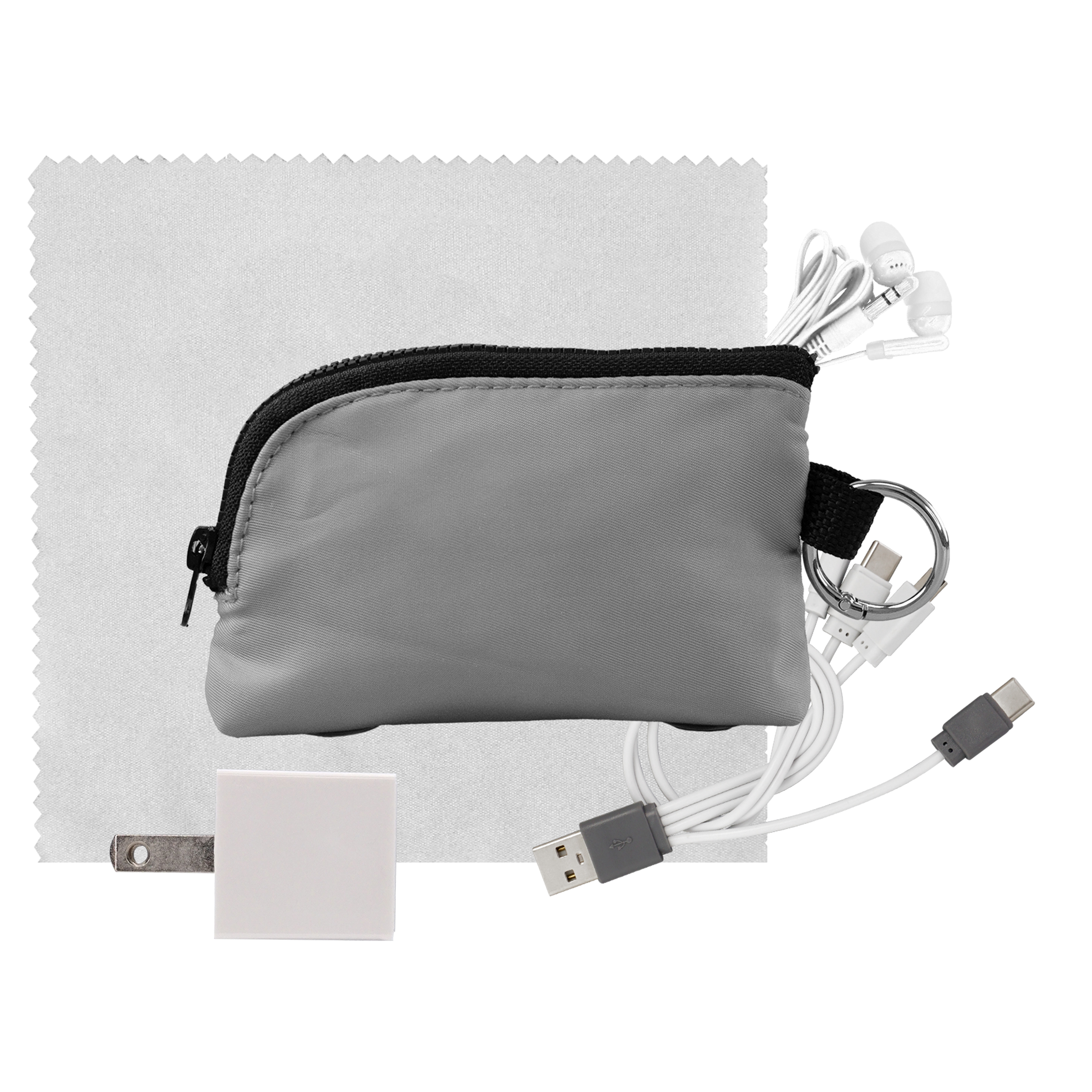 Zip Around Cable, Cloth, Wall & Ear Bud Kit 1
