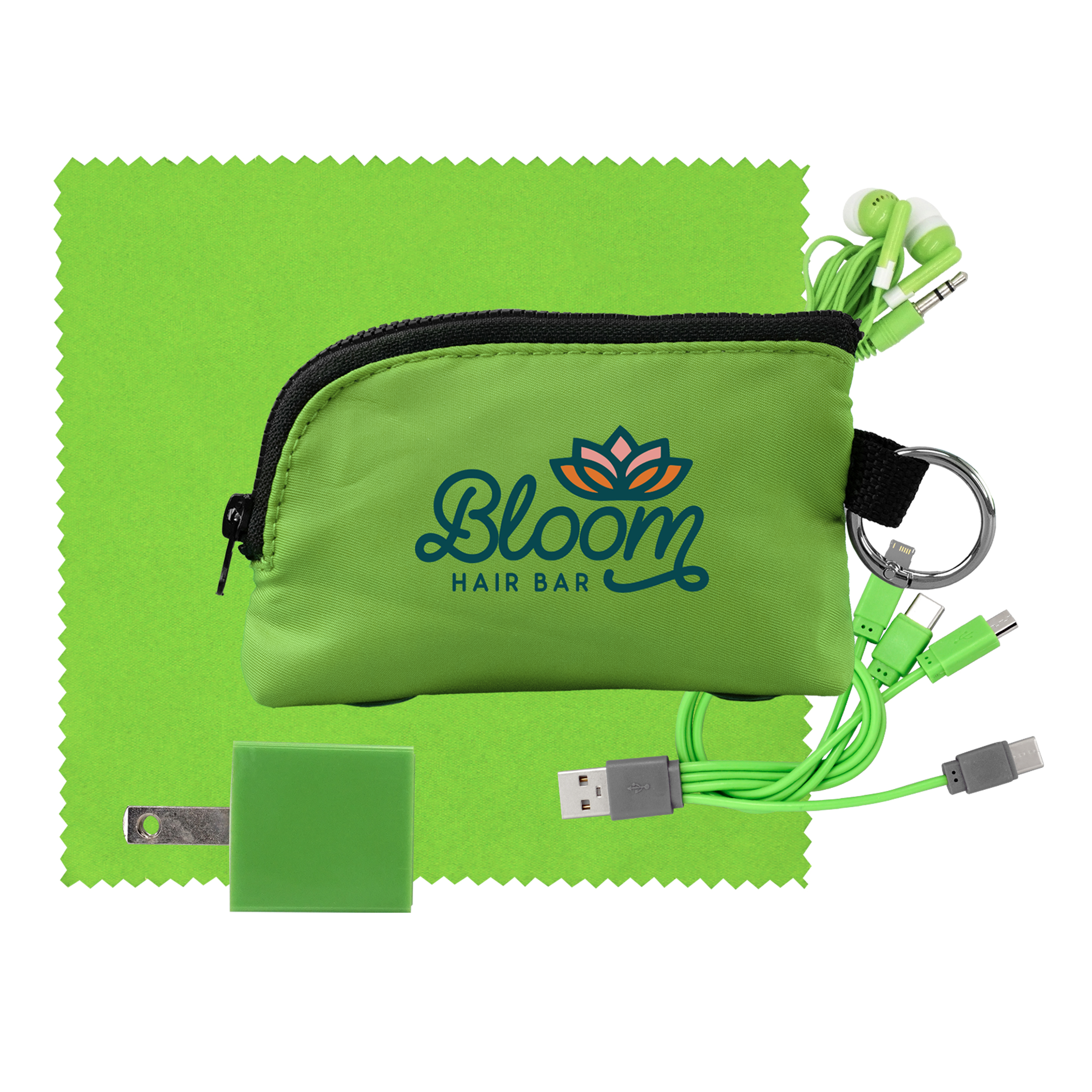 Zip Around Cable, Cloth, Wall & Ear Bud Kit 1