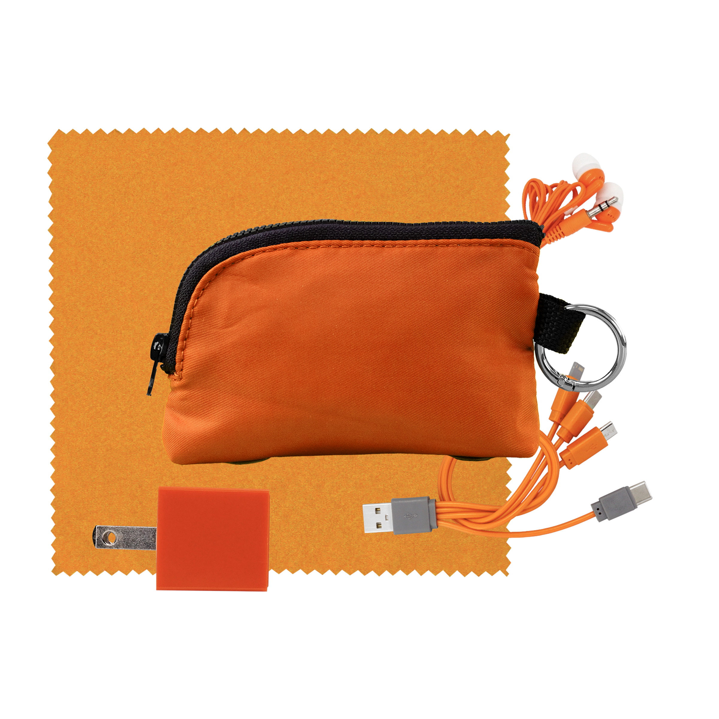 Zip Around Cable, Cloth, Wall & Ear Bud Kit 1
