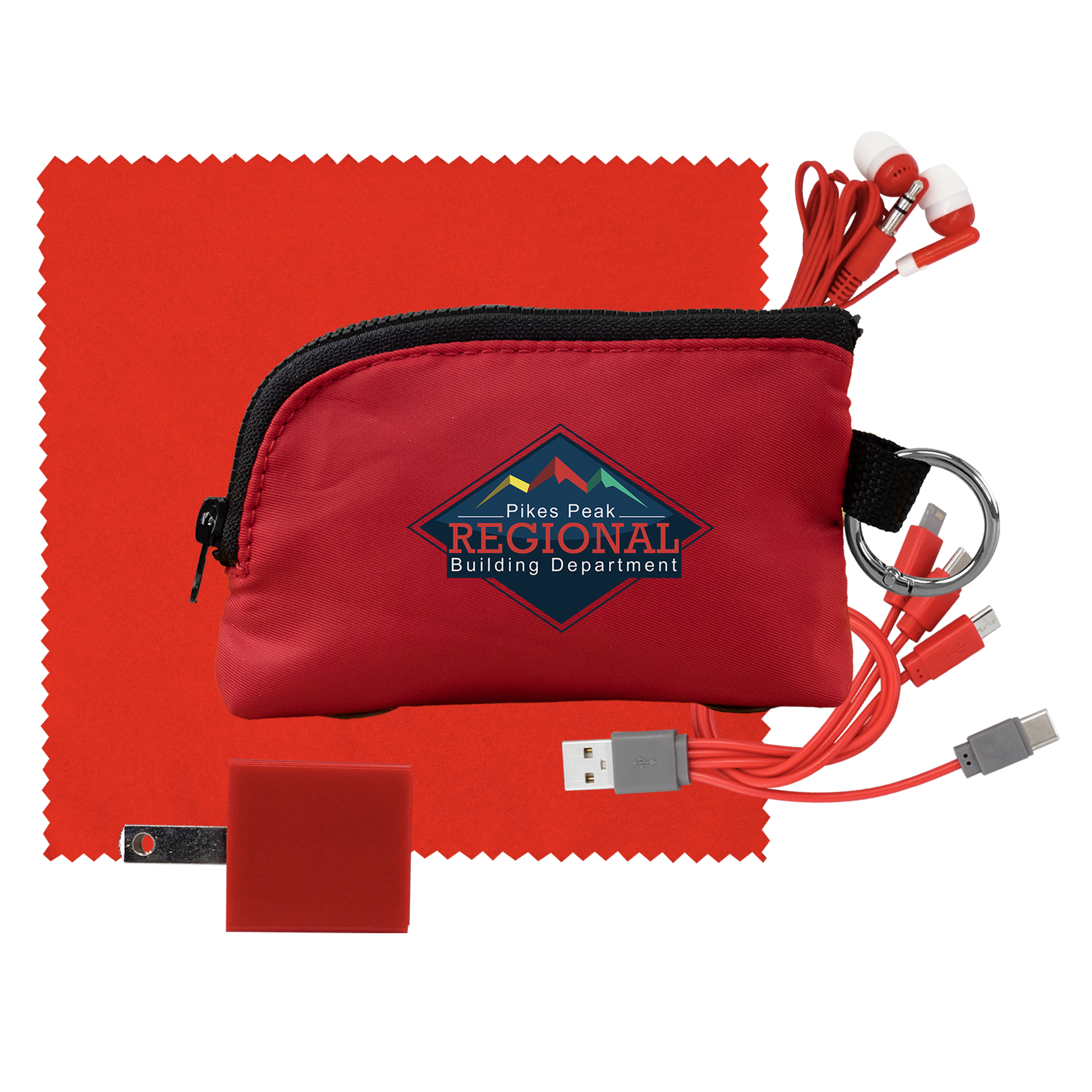 Zip Around Cable, Cloth, Wall & Ear Bud Kit 1