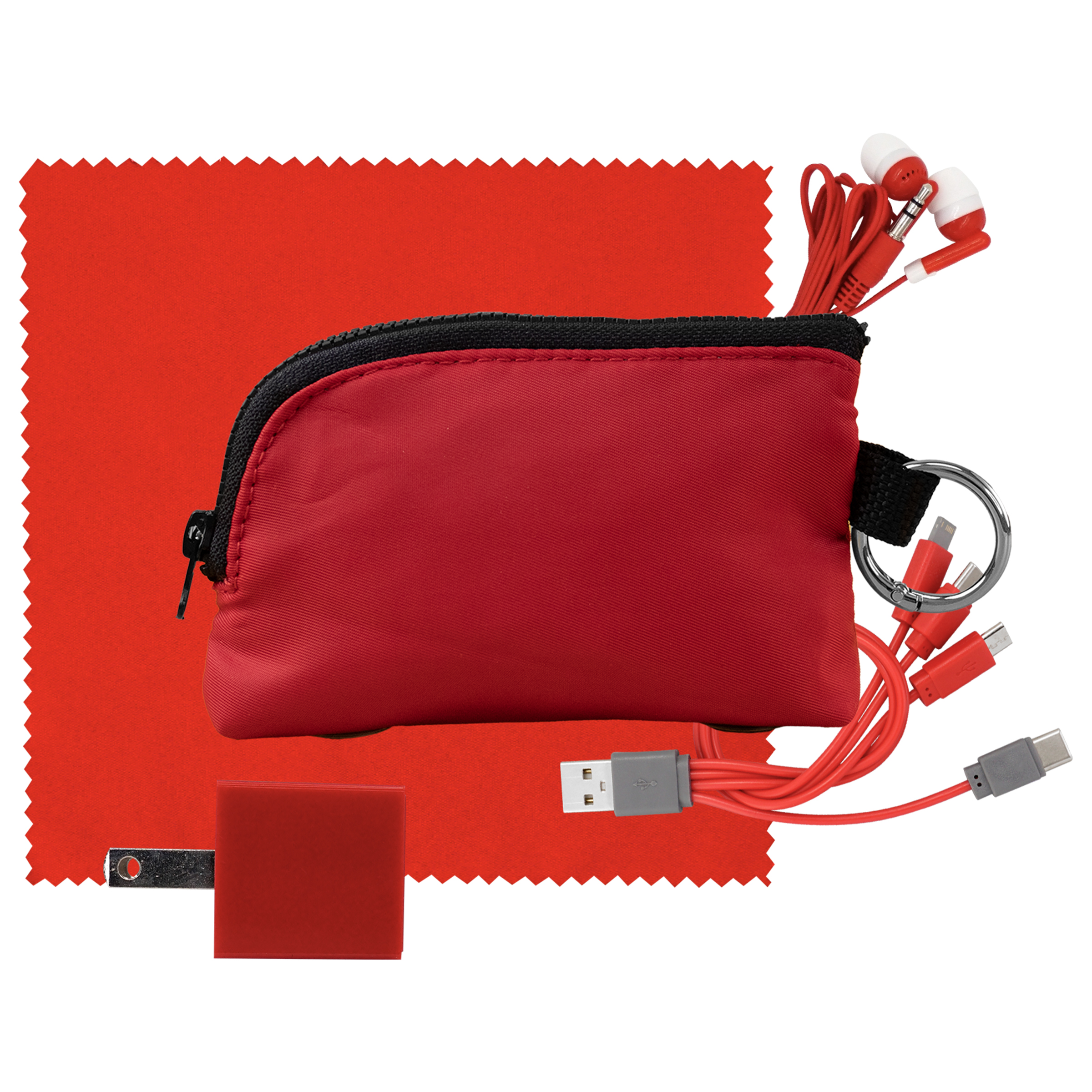 Zip Around Cable, Cloth, Wall & Ear Bud Kit 1