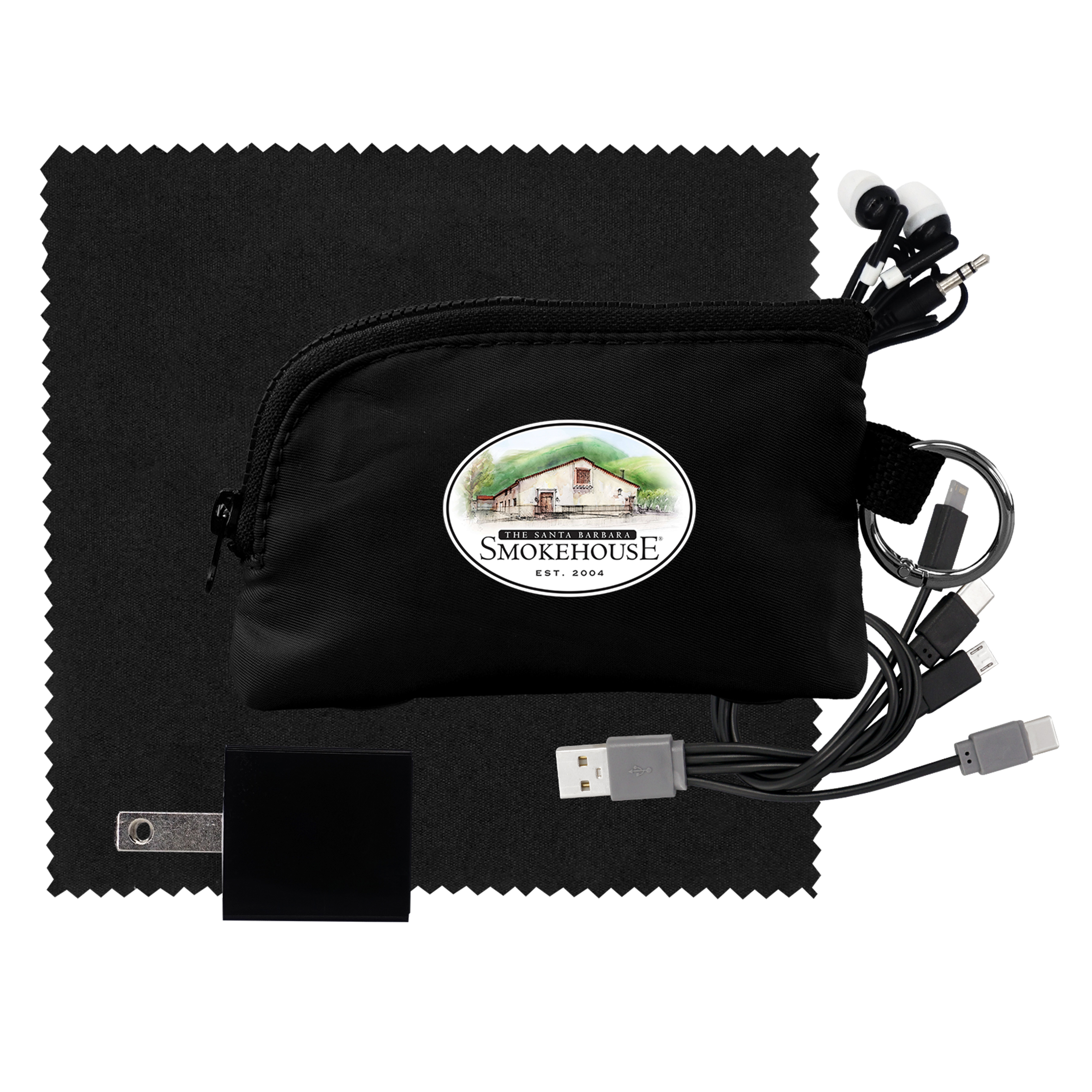 Zip Around Cable, Cloth, Wall & Ear Bud Kit 1