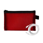 Large Mesh 6' C to C Cable Set - Red Blank Large Mesh 6' C to C Cable Set - Red Blank