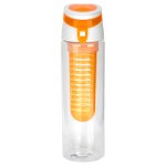 Trendy 24 oz. Bottle With Fruit Infuser - orange Trendy 24 oz. Bottle With Fruit Infuser - orange