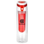 Trendy 24 oz. Bottle With Fruit Infuser - red Trendy 24 oz. Bottle With Fruit Infuser - red