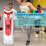 Trendy 24 oz. Bottle With Fruit Infuser - Lifestyle Trendy 24 oz. Bottle With Fruit Infuser - Lifestyle