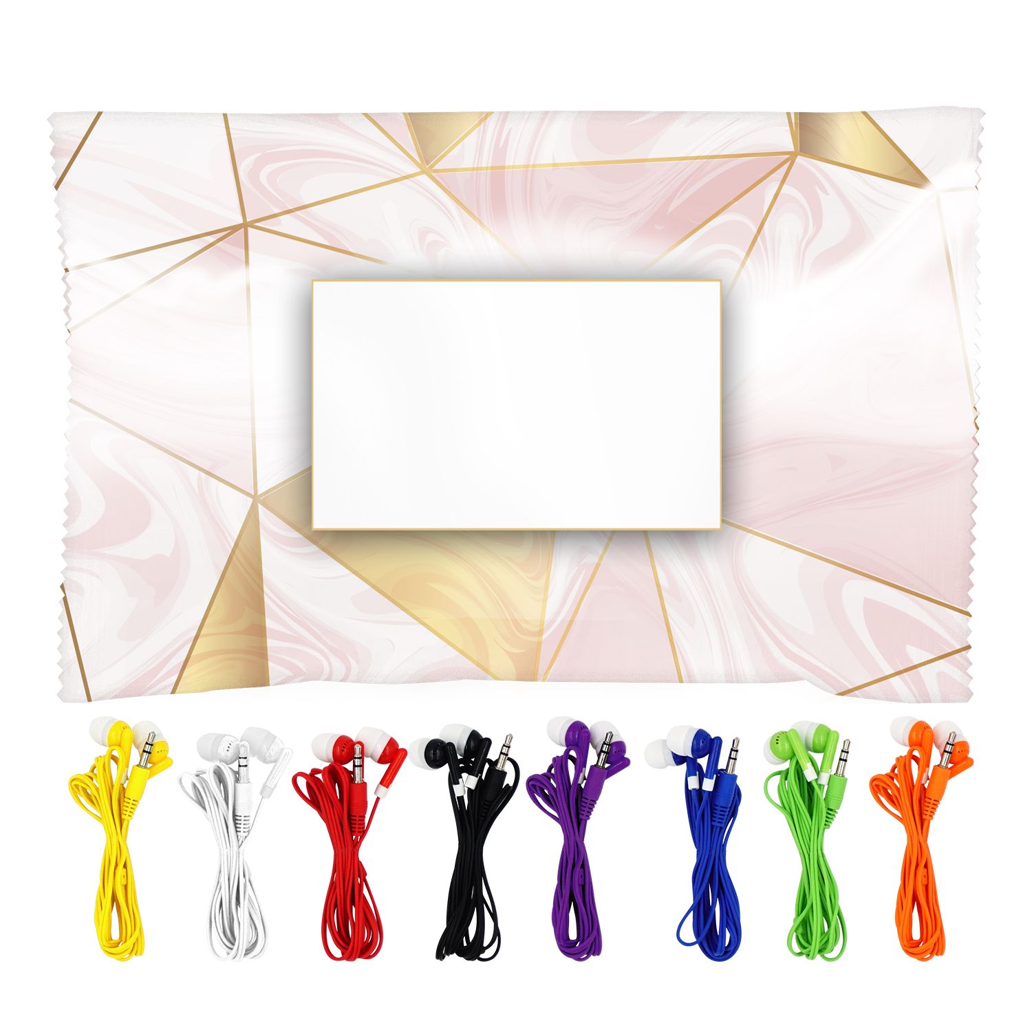 Marble Wrapped Ear Bud Set 1