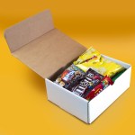 Virtual Meeting Snack Box - White Virtual Meeting Snack Box - White