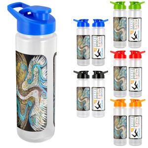 24 oz. Full Color Easy Pour Grip Bottle 1 24 oz. Full Color Easy Pour Grip Bottle 1