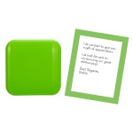 Appreciation Sliding Case of Printed Candy - Green-Blank Appreciation Sliding Case of Printed Candy - Green-Blank