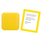 Appreciation Sliding Case of Printed Candy - Yellow-Blank Appreciation Sliding Case of Printed Candy - Yellow-Blank
