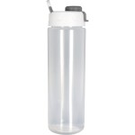 24 oz. Pop Up Debossed Bottle - Gray 24 oz. Pop Up Debossed Bottle - Gray