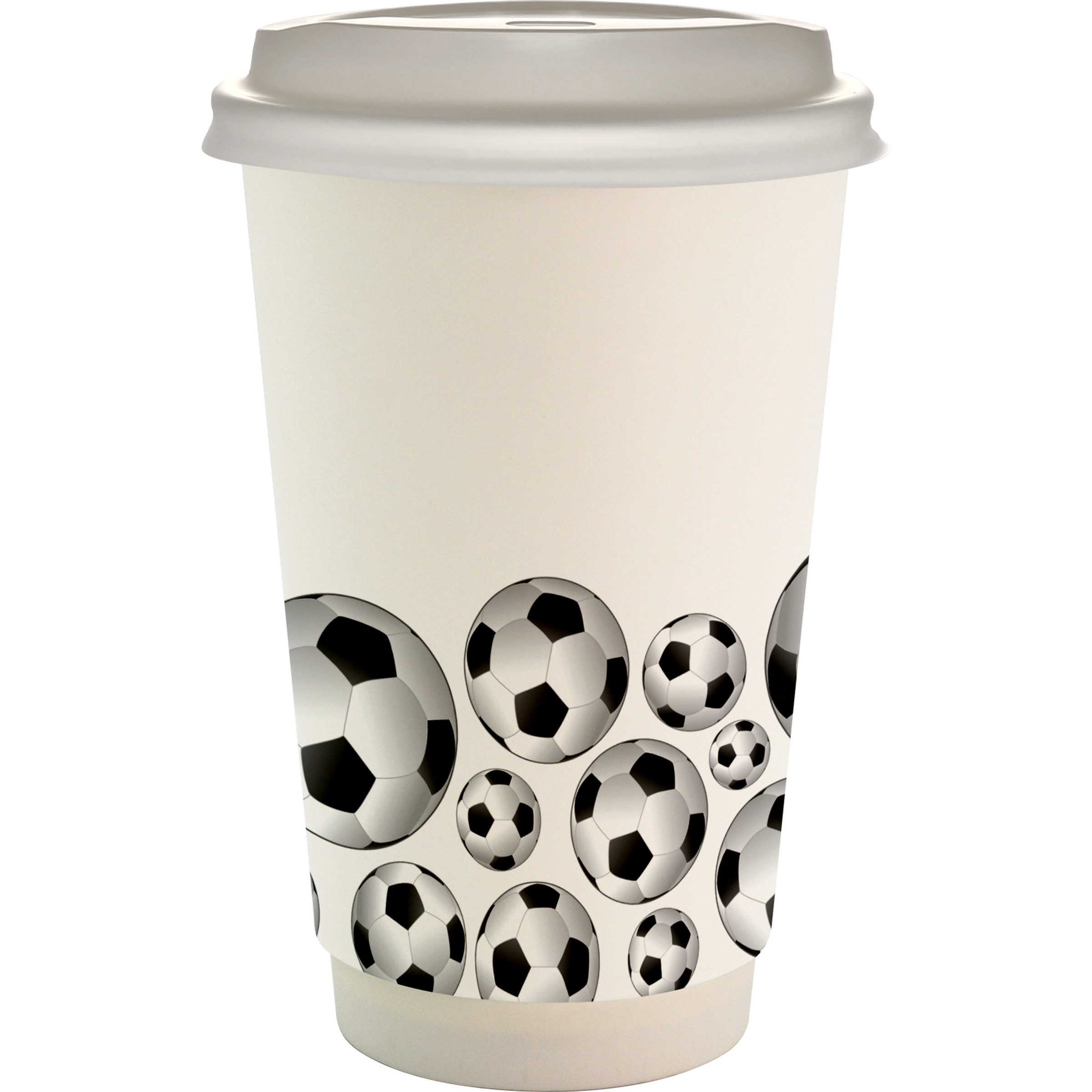 16 oz. Full Color Sporty Paper Cup With Lid 1