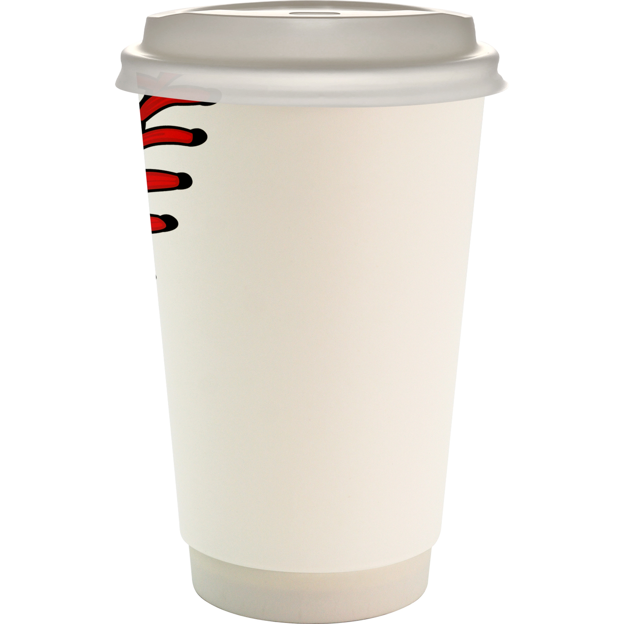 16 oz. Full Color Sporty Paper Cup With Lid 1
