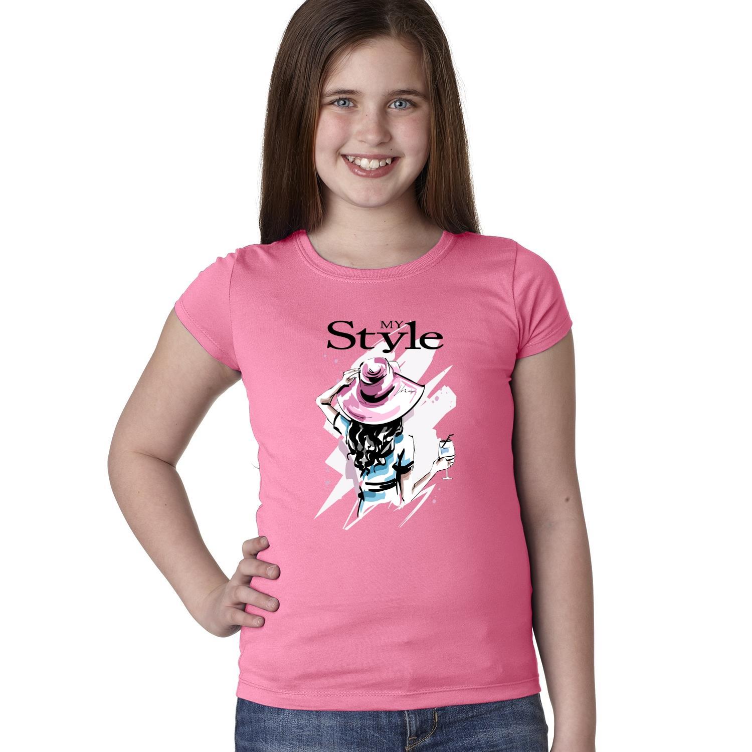 Next Level Youth Girls' Princess T-Shirt 1