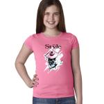 Next Level Youth Girls' Princess T-Shirt - Hot Pink Next Level Youth Girls' Princess T-Shirt - Hot Pink