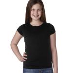 Next Level Youth Girls' Princess T-Shirt - Black Next Level Youth Girls' Princess T-Shirt - Black