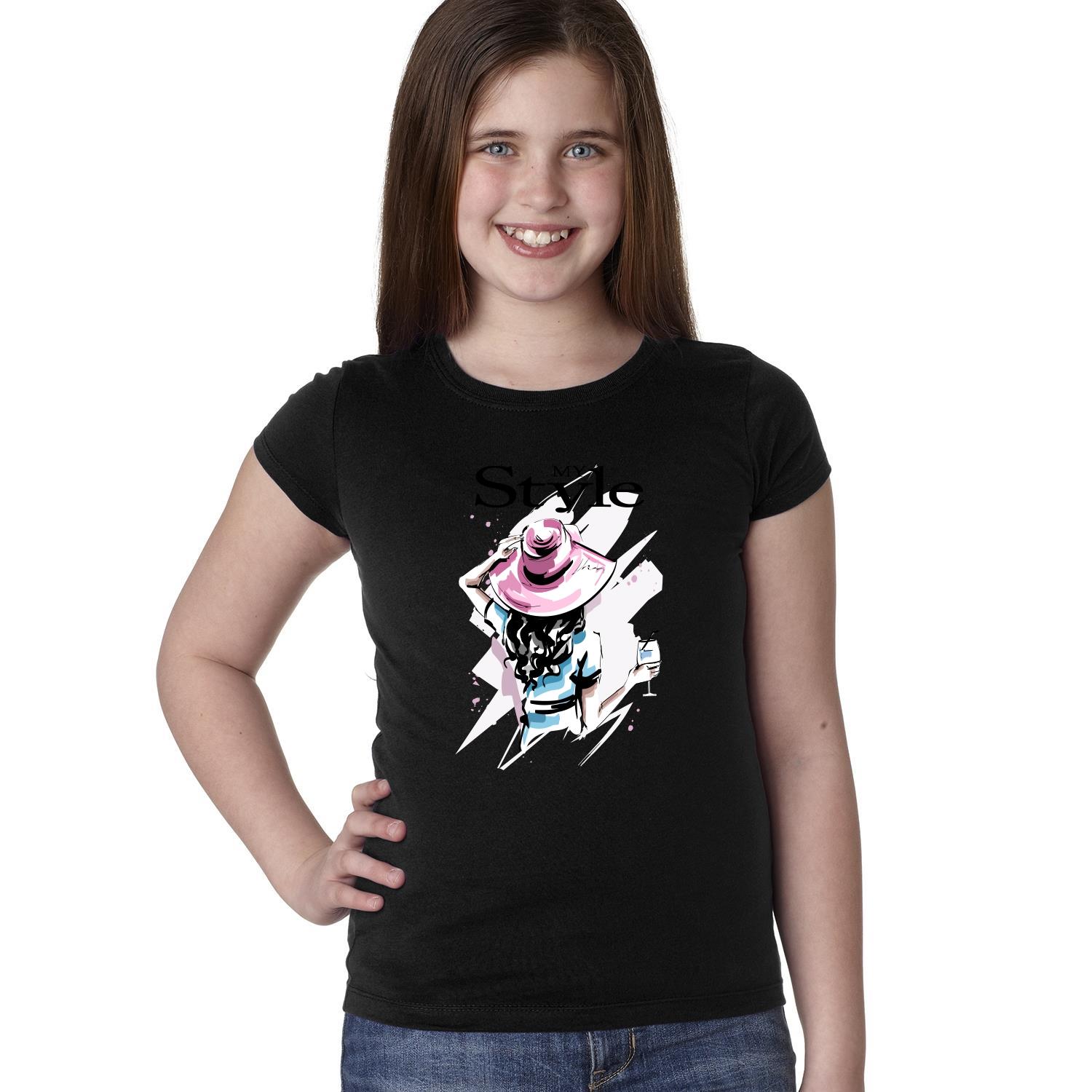 Next Level Youth Girls' Princess T-Shirt 1