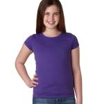 Next Level Youth Girls' Princess T-Shirt - Purple Rush Next Level Youth Girls' Princess T-Shirt - Purple Rush
