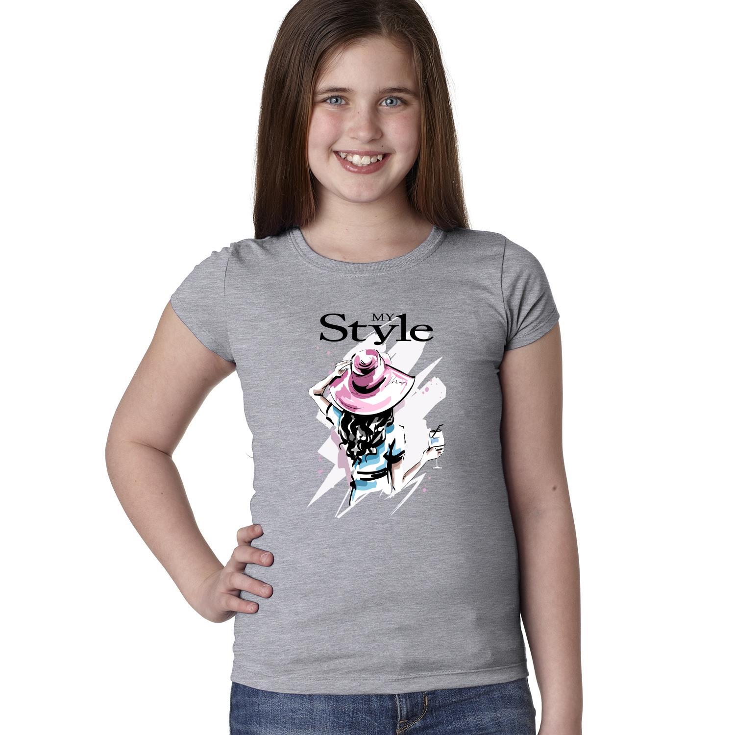 Next Level Youth Girls' Princess T-Shirt 1